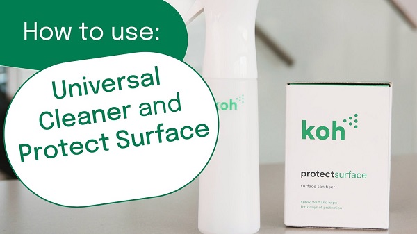 Cleaning with Koh Products